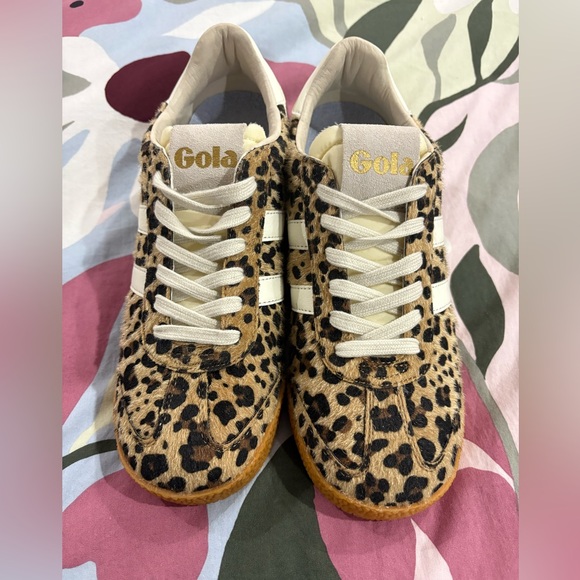 Gola Elan Women's Cheetah Tropic Sneakers sz 7 NEW - Picture 2 of 6